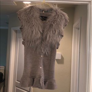 Linda Richards sherling vest